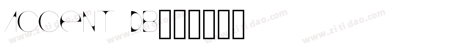 Accent DB字体转换